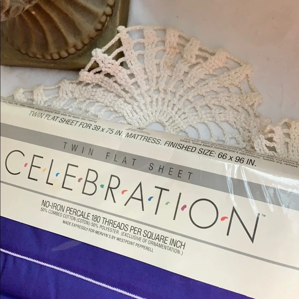 Vintage Still Sealed Twin Flat Sheet